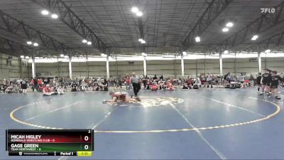 83 lbs Round 3 (4 Team) - Micah Higley, Homedale Wrestling Club vs Gage Green, Team Northwest