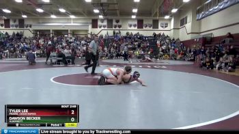 132 lbs Cons. Round 2 - Dawson Becker, Alburnett vs Tyler Lee, Prairie, Cedar Rapids