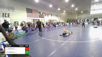 87 lbs Semifinal - Jre Whitford, Sanderson Wrestling Academy vs Statlyn Williams, Sublime Wrestling Academy