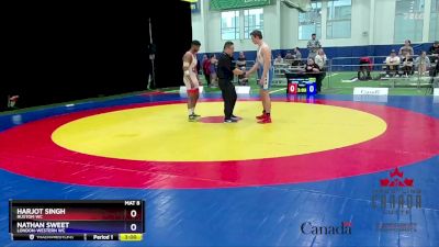 80kg 1st Place Match - Harjot Singh, Rustom WC vs Nathan Sweet, London-Western WC