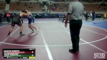 D3-285 lbs Cons. Round 2 - Quinton Roberts, The Odyssey Institute For Advanced And International Studies vs Kaleb Wheaton, American Leadership Academy Ironwood HS
