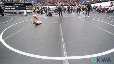 49 lbs Round Of 16 - Maverick Potter, Weatherford Youth Wrestling vs Jenson Inger, Powerhouse