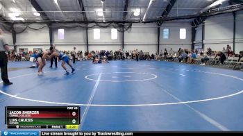 174 lbs Champ. Round 1 - Luis Cruces, Luther vs Jacob Sherzer, Cornell College