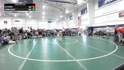125 lbs Final - Aj Ayers, Jacket Wrestling Club-HS vs Aiden Velzy, Northern Elite-HS