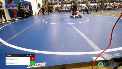 58 lbs Rr Rnd 4 - Grant Remus, Barnsdall vs Chance Peters, Claremore Wrestling Club