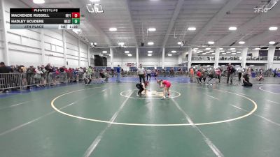 55 lbs 5th Place - Mackenzie Russell, Refinery WC vs Hadley Scudere, Westerly