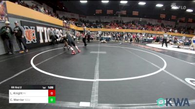 105 lbs Rr Rnd 2 - Luke Knight, Pauls Valley Panther Pinners vs Chebon Warrior, Tecumseh Youth Wrestling