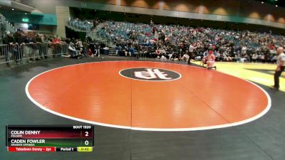 190 lbs 7th Place Match - Colin Denny, Folsom vs Caden Fowler, Spanish Springs