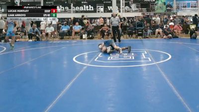 108 lbs Semifinal - Lucas Huntley, Scorpions - HSC vs Liam Arroyo, GPS Red - HSC