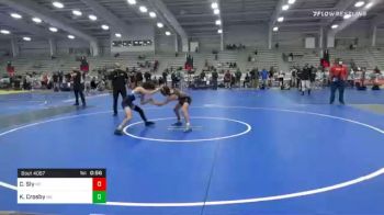 113 lbs Consolation - Charlie Sly, NC vs Karter Crosby, ME