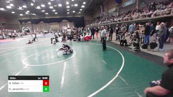 65 lbs 3rd Place - Brody Gabel, Pikes Peak Warriors vs Karson Jaramillo, Duran WC