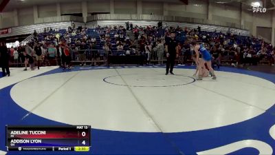 135 lbs Cons. Round 2 - Adeline Tuccini, MI vs Addison Lyon, OH