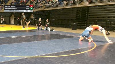 112 lbs Round Of 16 - Sophie White, South Middleton vs Hailey Ramsey, Northern York