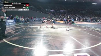 4A Boys 113 lbs Champ. Round 1 - Jace Shearer, Henley Boys vs Ausin Cham, Tillamook Boys