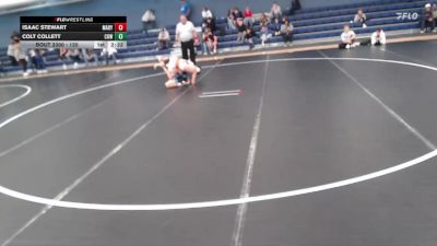 125 lbs 3rd Place Match - Isaac Stewart, Mary vs Colt Collett, Cowley College