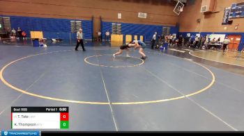 140lbs Cons. Round 6 - Terra Tate, Lake Stevens (Girls) vs Katharine Thompson, Mountain View (Girls)