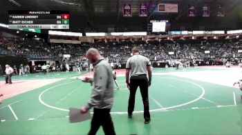 167 lbs Cons. Round 4 - Matt Eicher, Unattached vs Kainen Lindsey, Unattached