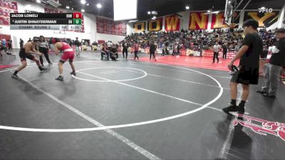 157 lbs Champ. Round 2 - Justin Shnayderman, Beverly Hills vs Jacob Lomeli, Downey