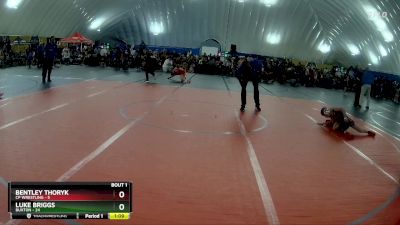 68 lbs Round 1 (3 Team) - Luke Briggs, Buxton vs Bentley Thoryk, CP Wrestling