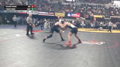 Cons. Round 3 - Jesse Reed, Wolf Point vs Blake Vogel, Huntley Project (Worden)