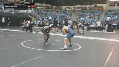 149 lbs Cons. Round 2 - Leo Michel, Corban University vs Khalif Rhodes, Northeastern Oklahoma A&M