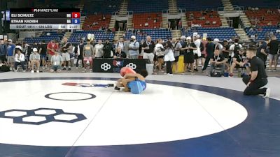 126 lbs Cons. Rd Of 64 - Eli Schultz, Minnesota vs Ethan Kadish, Massachusetts
