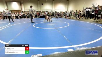 77 lbs Rr Rnd 2 - Corbin Eddy, North DeSoto Wrestling Academy vs Noah Shuemake, Poteau Youth Wrestling Academy