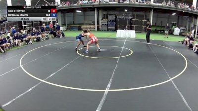 125 lbs Ava Strayer, Indiana vs Me'kala James, California Red