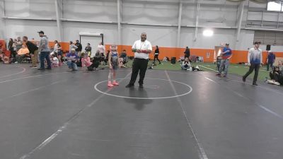 57 lbs Round 1 (6 Team) - Braxsley Stetler, Backyard Barbies vs Oaklee Covault, Girls With Grit