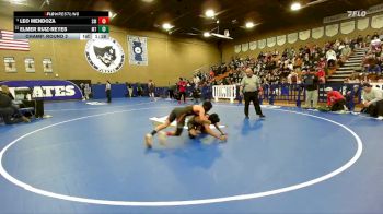 126 lbs Champ. Round 2 - Elmer Ruiz-Reyes, Matilda Torres vs Leo Mendoza, Santa Maria