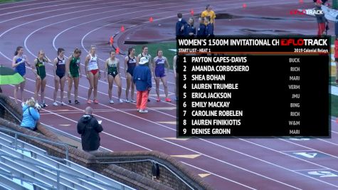 Women's 1500m Invitational, Heat 1