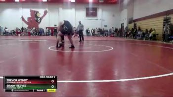 285 lbs Cons. Round 2 - Brady Reeves, Evansville North vs Trevor Wendt, Mishawaka Wrestling Club