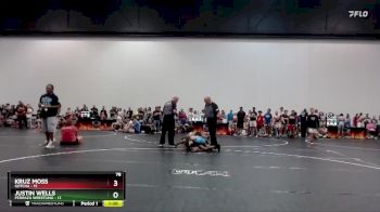 78 lbs Round 7 (10 Team) - Kruz Moss, Gotcha vs Justin Wells, Pedraza Wrestling