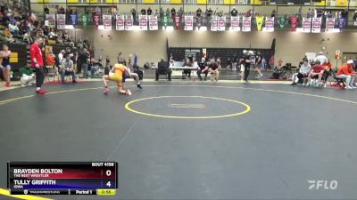132 lbs Cons. Round 1 - Brayden Bolton, The Best Wrestler vs Tully Griffith, Iowa