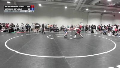 71 lbs Champ. Round 1 - Helmet Brenden Gomez, Richland Bombers Wrestling Club vs Nathaniel Replogle, Steller Trained Wrestling