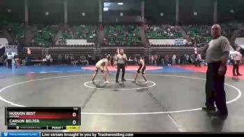 113 lbs Cons. Round 2 - Hudson Best, Hayden vs Carson Belter, Leeds