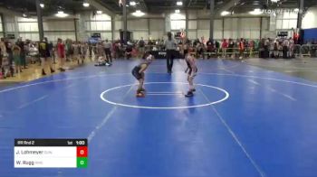 61 lbs Rr Rnd 2 - Jase Lohmeyer, Quincy Cyclones vs Weston Rugg, Ringers