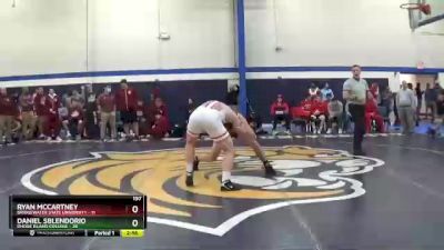 197 lbs Placement (16 Team) - Ryan Mccartney, Bridgewater State University vs Daniel Sblendorio, Rhode Island College