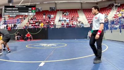 138 lbs Champ. Round 1 - Jaiden Hoyle, Corinth High School vs Ethan Wilson, Hernando