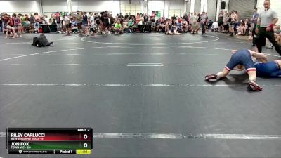 138 lbs Round 1 (6 Team) - Riley Carlucci, New England Gold vs Jon Fox, Town WC