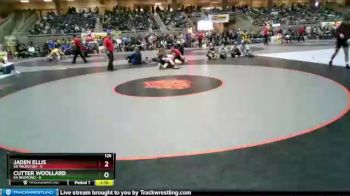 126 lbs Semis & 1st Wrestleback (8 Team) - Cutter Woollard, 5A Redmond vs Jaden Ellis, 5A Thurston