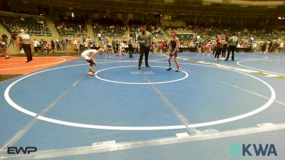 70-73 lbs Quarterfinal - Paden Rumsey, Pawhuska Elks Takedown vs Sutton Hawley, Keystone Wrestling Club