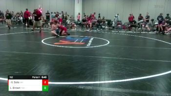 152 lbs Cons. Round 2 - Victor Soto, Spartan RTC FL vs Liam Brown, Trident Wrestling Club