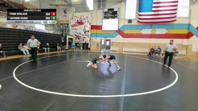 113 lbs Semifinal - Finn Stalick, Sheridan vs Jayden Kubo, Thunder Basin