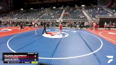 82 lbs Cons. Round 3 - Solomon Archambault, Lander USA Wrestling vs Deaglan Smith, Douglas Wrestling Club