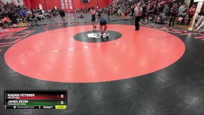 157 lbs Cons. Round 1 - James Kevin, Chicago (ST. RITA) vs Kaiden Fitterer, MILTON (WI)