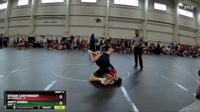 150 lbs Round 2 (4 Team) - Matt Danna, OMP vs Ethan Cartwright, All American