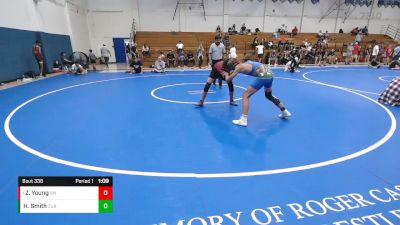 130 lbs Cons. Round 4 - Zachary Young, Swamp Monsters vs Hudson Smith, Motherlode WC