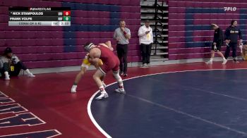 157 lbs Consi Of 8 #2 - Nick Stampoulos, Lock Haven vs Frank Volpe, Hofstra