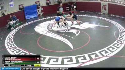 119-121 lbs Semifinal - Liana Britt, Deer Valley High School vs Kona Kockelman, Punahou Girls